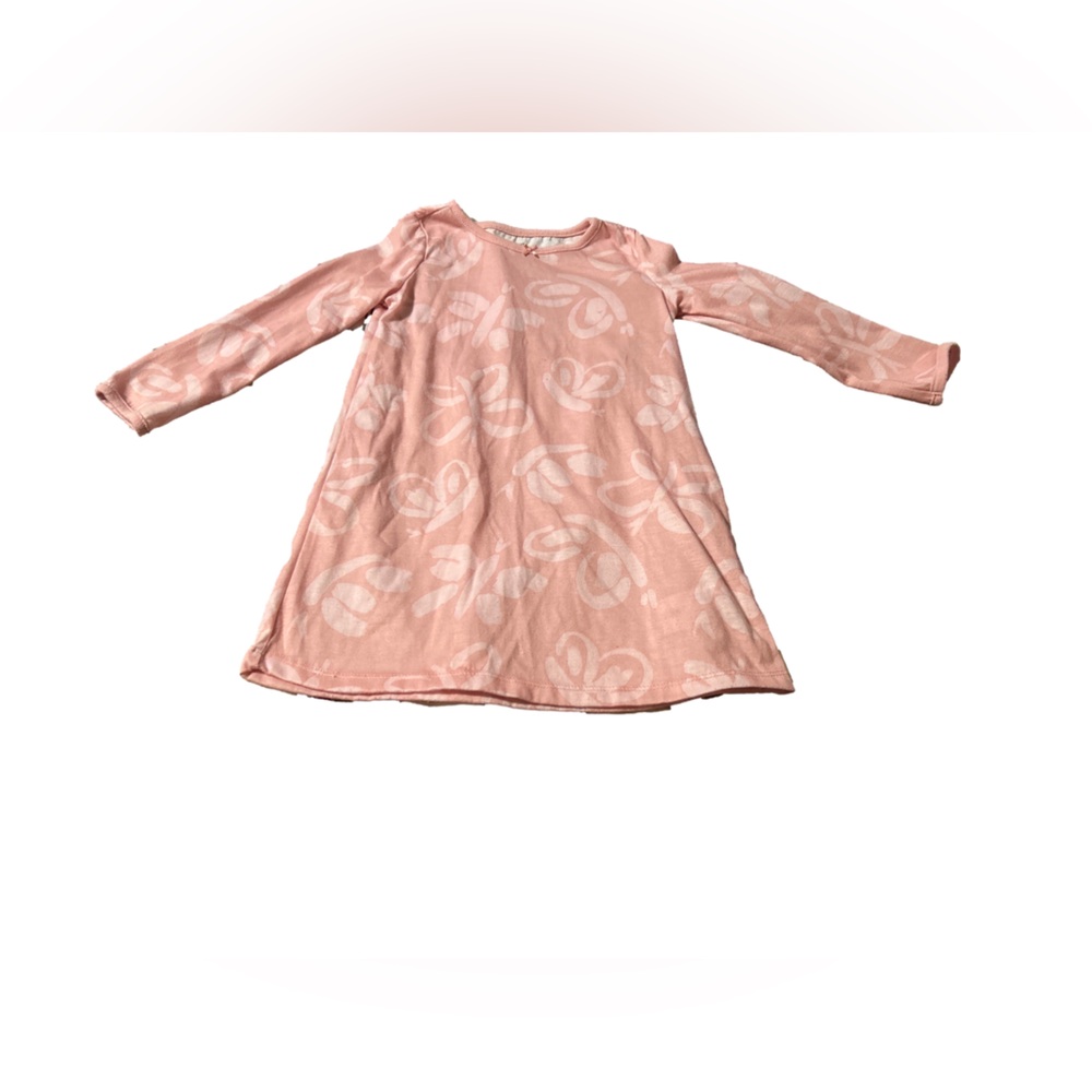 Carter's Pink Butterfly Long Sleeve Nightgown Size 2-3T